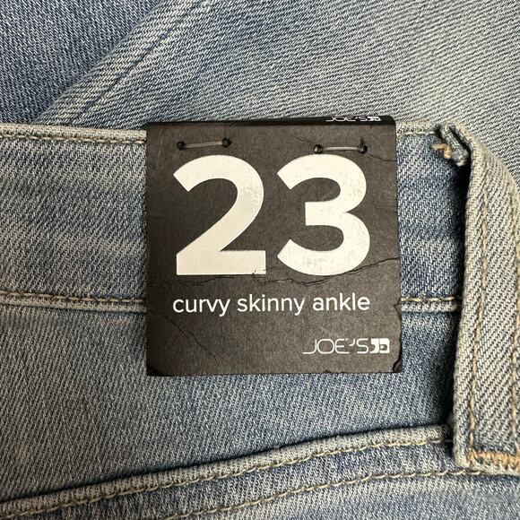 JOE’S JEANS 23 Curvy Mid Rise Skinny Ankle Denim Lightweight Casual Everyday - Picture 5 of 8